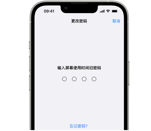 台儿庄iPhone屏幕维修分享iPhone屏幕使用时间密码忘记了怎么办 