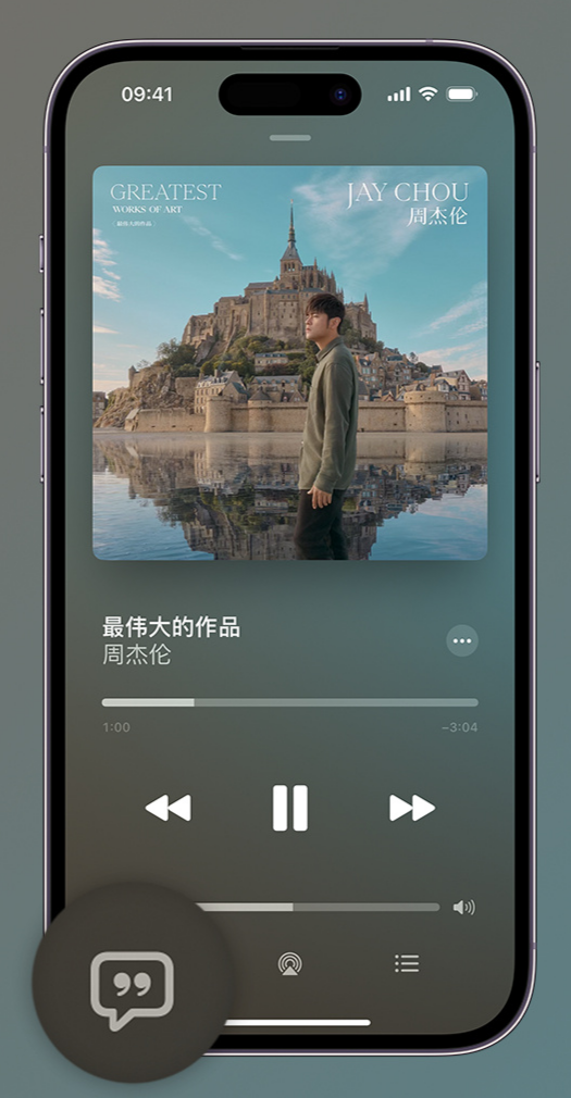 台儿庄iphone维修分享如何在iPhone上使用Apple Music全新唱歌功能 