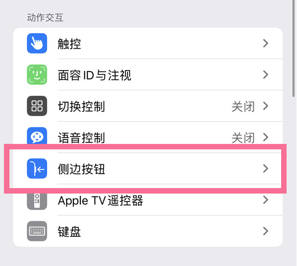 台儿庄苹果14维修店分享iPhone14 Plus侧键双击下载功能关闭方法 