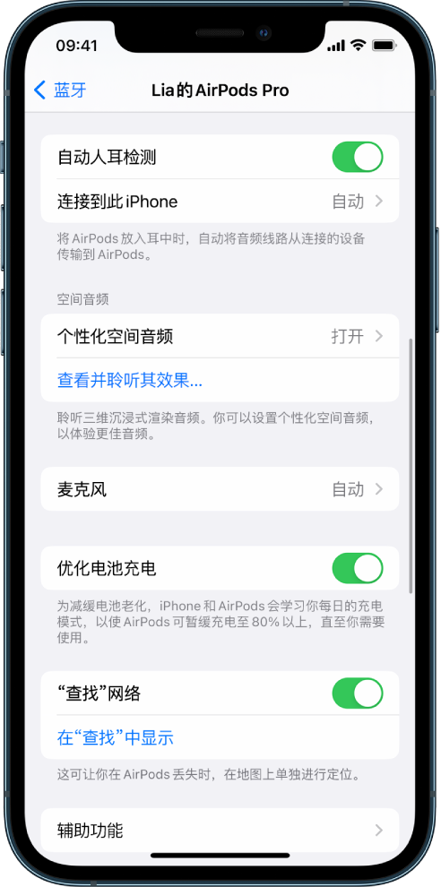 台儿庄苹果手机维修分享如何通过 iPhone “查找”功能定位 AirPods 