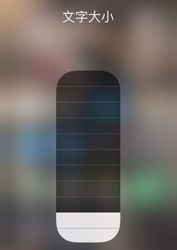 台儿庄苹果手机维修分享小技巧：在 iPhone 控制中心快速调节字体大小 
